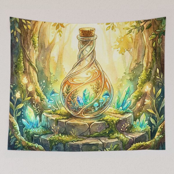 Item preview, Enchanted Forest Potion Crystal Magic designed and sold by Storybook Botanica.