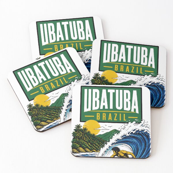 Item preview, Ubatuba Brazil Vintage Travel Tourism designed and sold by TravelersGems.