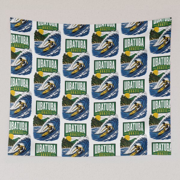 Item preview, Ubatuba Brazil Vintage Travel Tourism designed and sold by TravelersGems.
