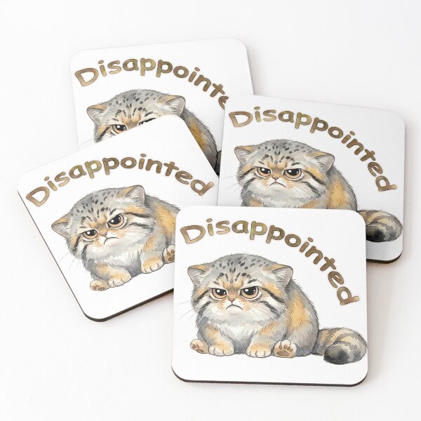 Item preview, Copy of Funny Disappointed Pallas Cat Watercolor Art designed and sold by PawtopiaArt.