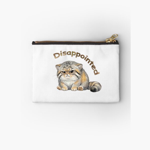 Item preview, Copy of Funny Disappointed Pallas Cat Watercolor Art designed and sold by PawtopiaArt.