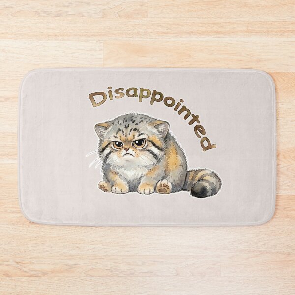 Item preview, Copy of Funny Disappointed Pallas Cat Watercolor Art designed and sold by PawtopiaArt.