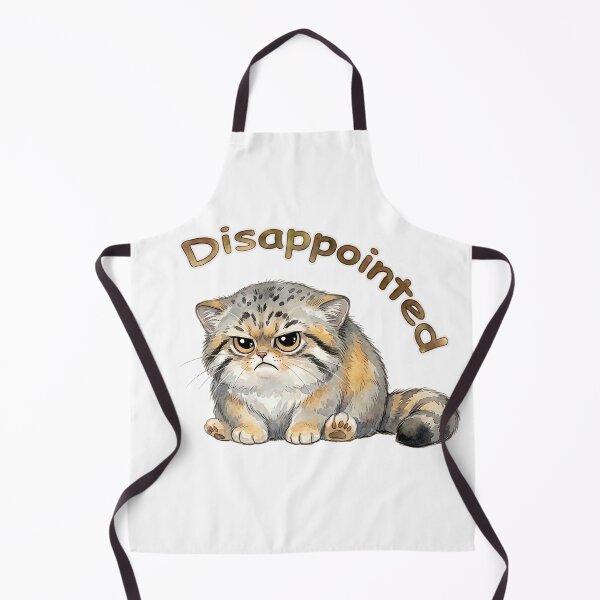 Item preview, Copy of Funny Disappointed Pallas Cat Watercolor Art designed and sold by PawtopiaArt.