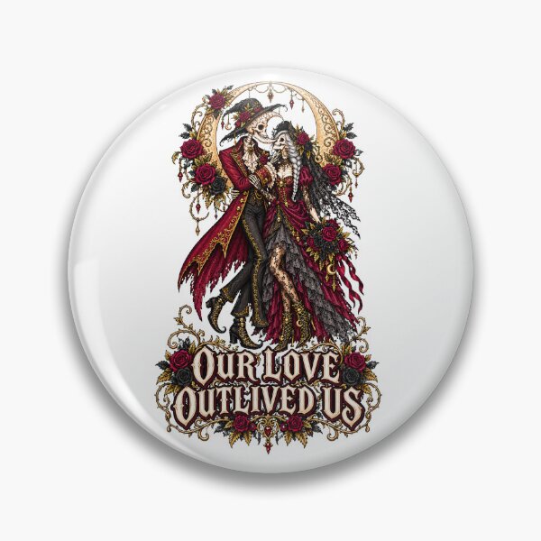 Item preview, Our Love Outlived Us Skeleton Couple designed and sold by Beautifully Unhinged.
