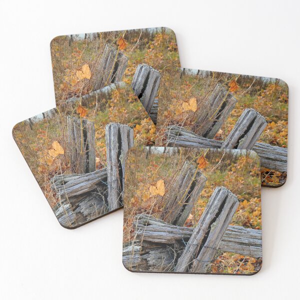 Item preview, Weathered Fence Among  Warm Autumn Foliage designed and sold by ProWorks.