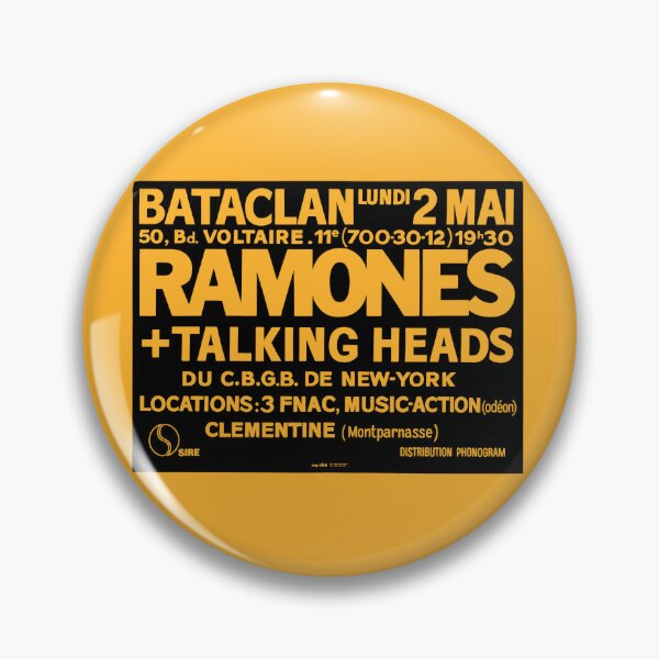 Item preview, Ramones at Le Bataclan w/ Talking Heads: Paris, May 2nd, 1977 designed and sold by BANDOFSCRIBBLE Hollywood.