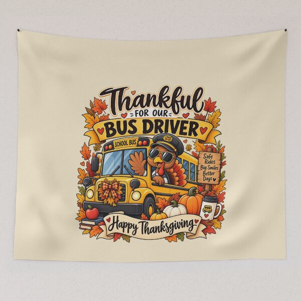 Item preview, Thanksgiving Bus Driver Gift School Bus Appreciation Fall Style designed and sold by Corvoria.