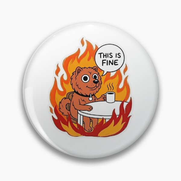 Item preview, Chow Chow Coffee in Flames Comic designed and sold by Flying Doggo.