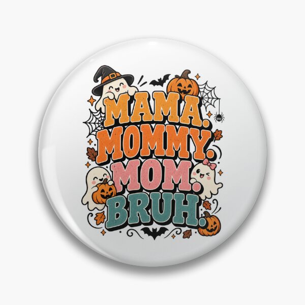Item preview, Mama Mommy Mom Bruh Halloween Funny Mom Halloween, Spooky Mom Humor Halloween designed and sold by Teeture.