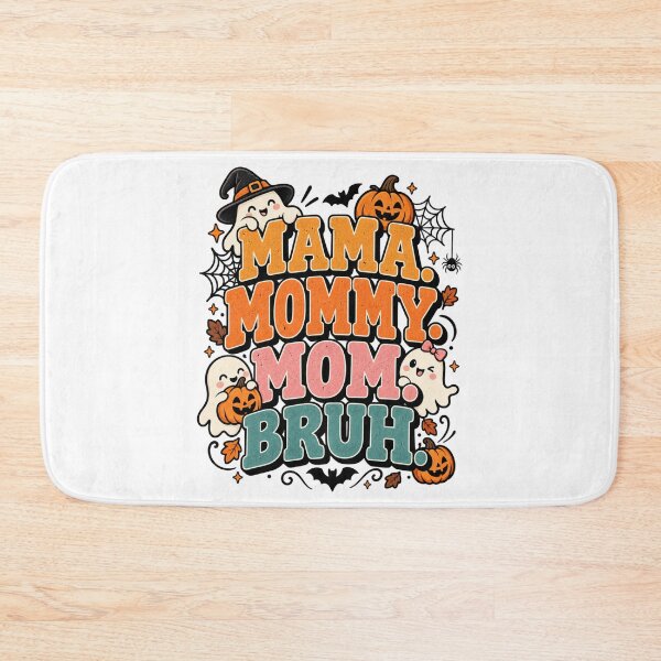 Item preview, Mama Mommy Mom Bruh Halloween Funny Mom Halloween, Spooky Mom Humor Halloween designed and sold by Teeture.