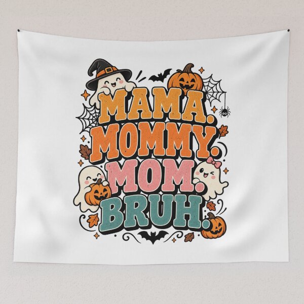 Aperçu de l'œuvre Maman, Maman, Frère, Halloween, Maman drôle, Halloween, Maman effrayante, Humour d'Halloween créée et vendue par Teeture.