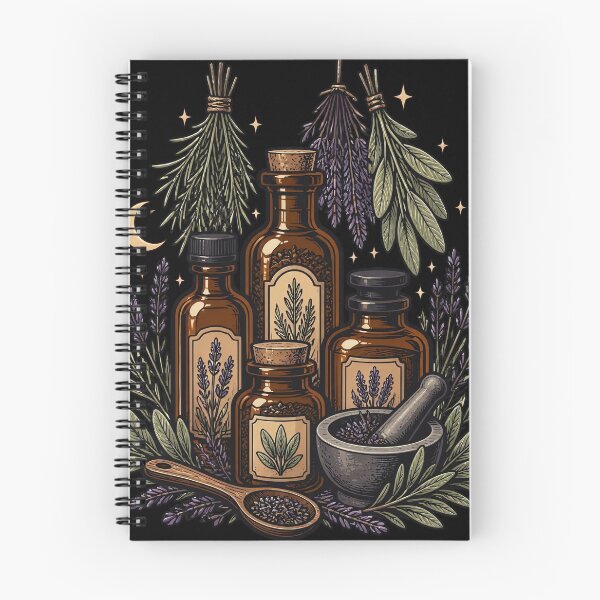 Item preview, Kitchen Witch Herbal Apothecary Art designed and sold by Fun2Fentastic.