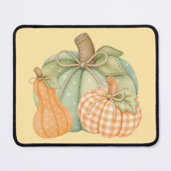 Item preview, Festive Autumnal Pumpkins Made of Felt and Fabric Home Decor Design designed and sold by MakersFolly.