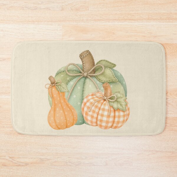 Item preview, Festive Autumnal Pumpkins Made of Felt and Fabric Home Decor Design designed and sold by MakersFolly.