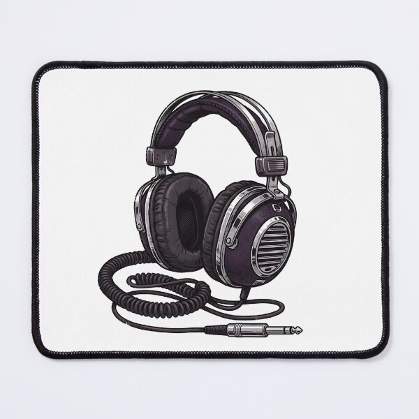 Item preview, cool dark purple headphones designed and sold by Rockveil Co..