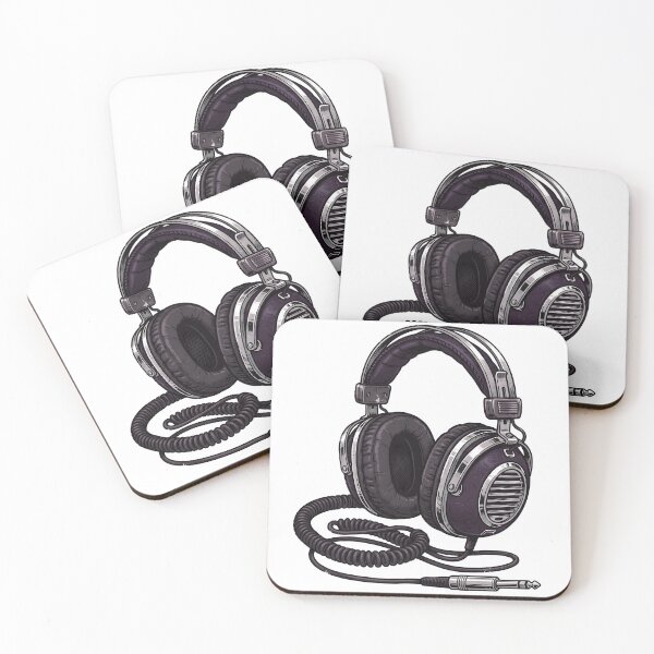 Item preview, cool dark purple headphones designed and sold by Rockveil Co..