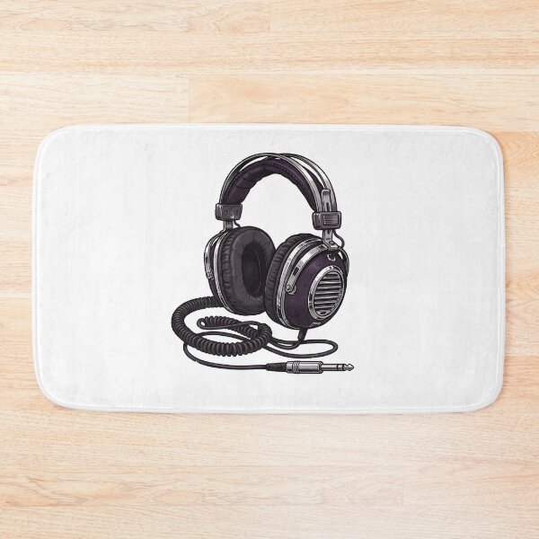 Item preview, cool dark purple headphones designed and sold by Rockveil Co..
