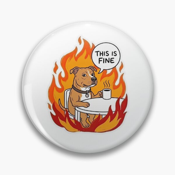 Item preview, American Staffordshire Terrier Coffee Comic designed and sold by Flying Doggo.