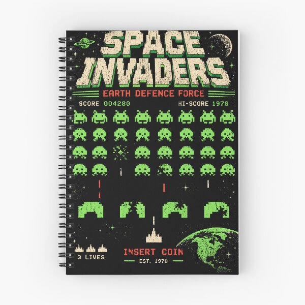 Item preview, Space Invaders Earth Defence 1978 – Retro Arcade Gaming designed and sold by Cohaagens Bazaar.