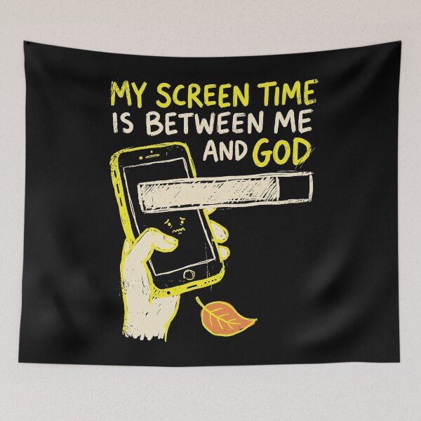 Item preview, My Screen Time Is Between Me and God designed and sold by SignumShop.