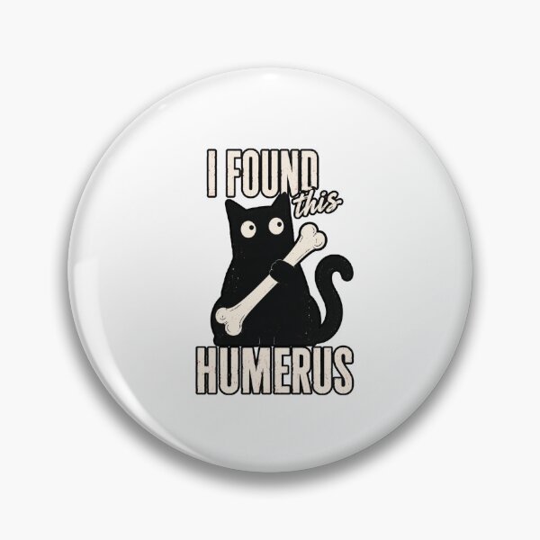 Item preview, I Found This Humerus Funny Black Cat designed and sold by bobcatmarty.