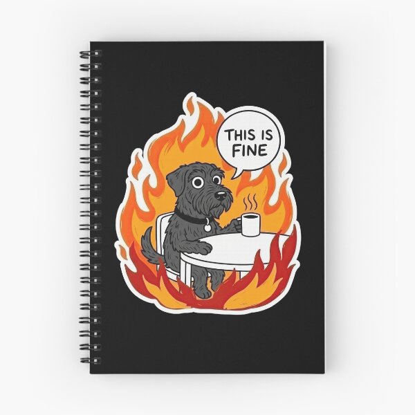 Item preview, Standard Schnauzer Coffee in Fiery Room designed and sold by Flying Doggo.