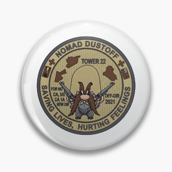 Artikelvorschau, Nomad Dustoff Tower 22 Saving Lives Hurting Feelings Patch entworfen und verkauft von CharlieDesings.
