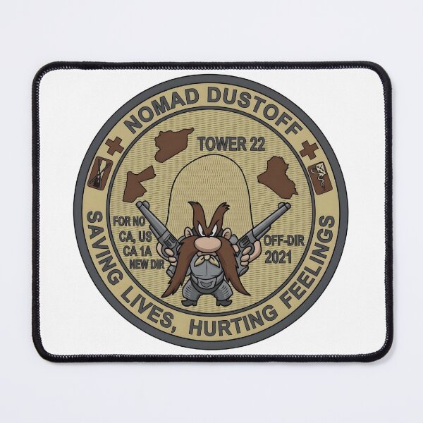Item preview, Nomad Dustoff Tower 22 Saving Lives Hurting Feelings Patch designed and sold by CharlieDesings.