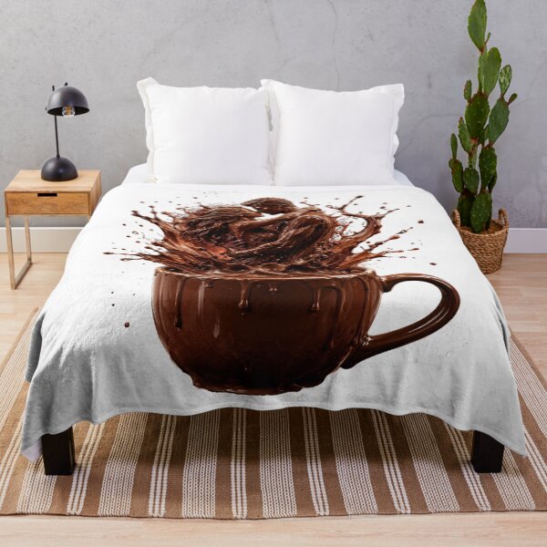 Item preview, Chocolate Love Couple Kissing in Coffee Cup Splash designed and sold by LC&LCPlatform.