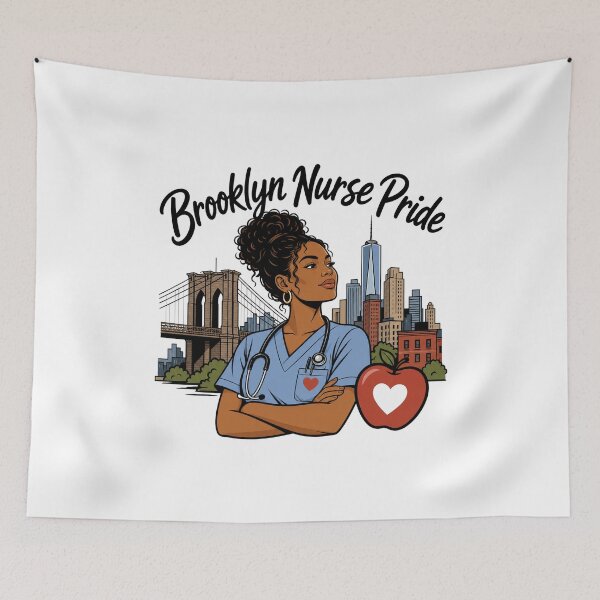Item preview, Brooklyn Nurse Pride designed and sold by musthavewords.