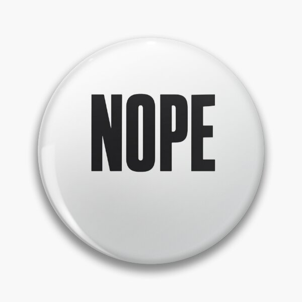 Item preview, Nope Retro Typography designed and sold by bobcatmarty.