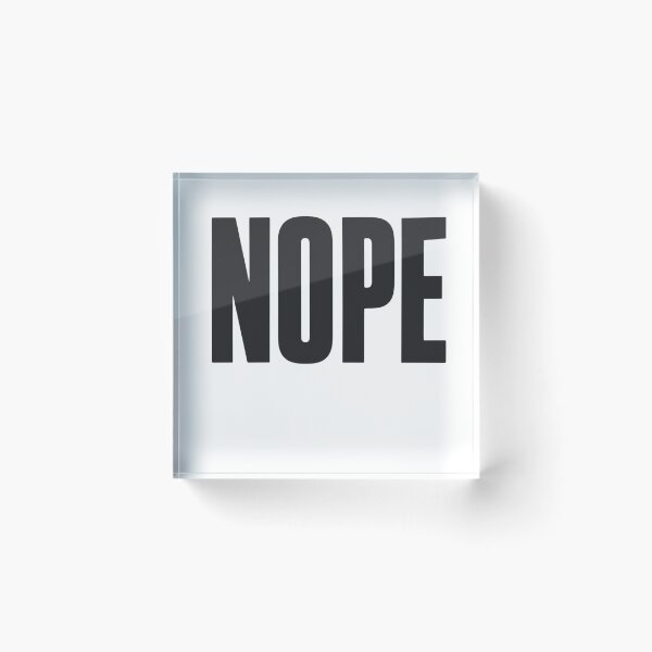 Item preview, Nope Retro Typography designed and sold by bobcatmarty.