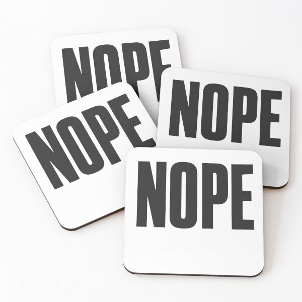 Item preview, Nope Retro Typography designed and sold by bobcatmarty.