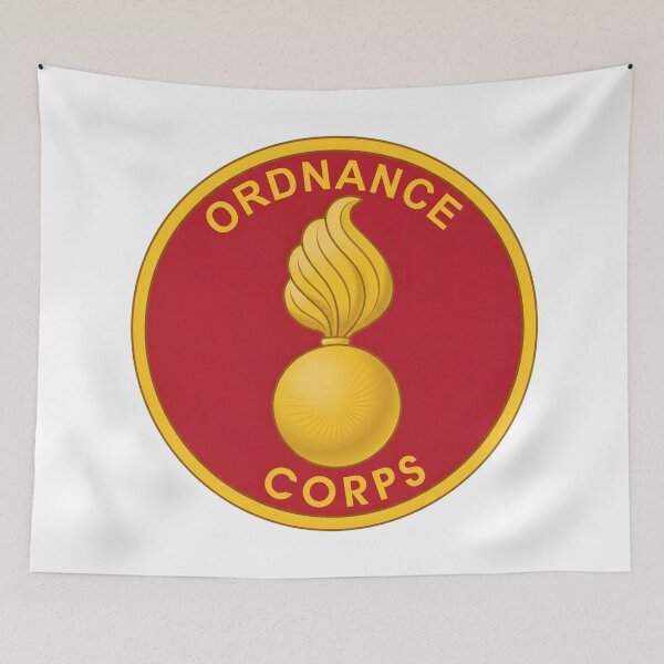 Item preview, US Army Ordnance Corps Flaming Bomb Seal Emblem designed and sold by CharlieDesings.