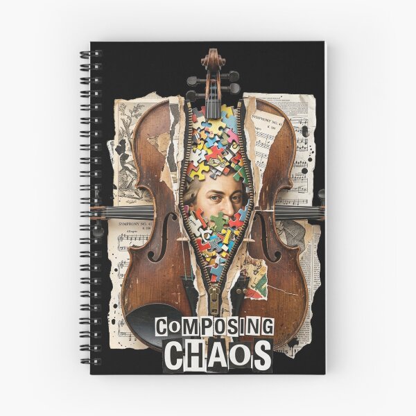 Item preview, Wolfgang Amadeus Mozart Surreal Collage Set designed and sold by OzzFrequency.