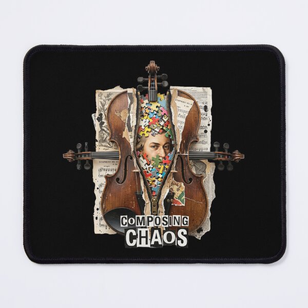 Item preview, Wolfgang Amadeus Mozart Surreal Collage Set designed and sold by OzzFrequency.