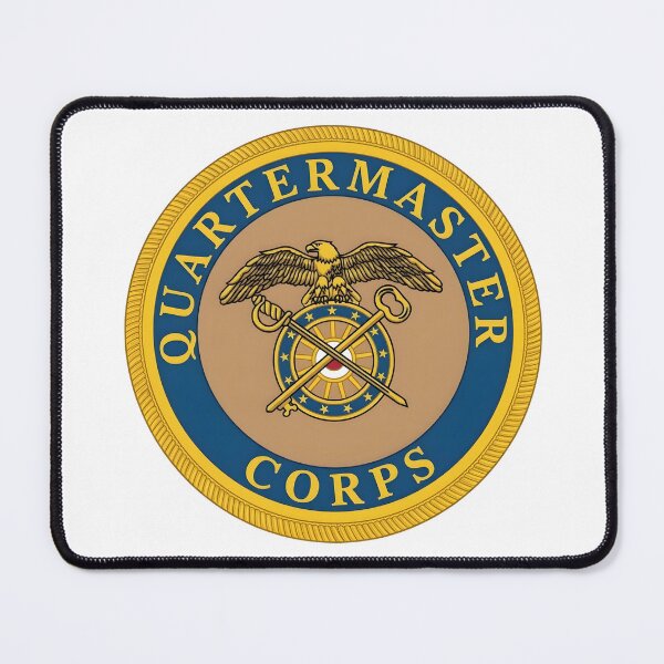 Item preview, US Army Quartermaster Corps Eagle and Wagon Wheel Emblem designed and sold by CharlieDesings.