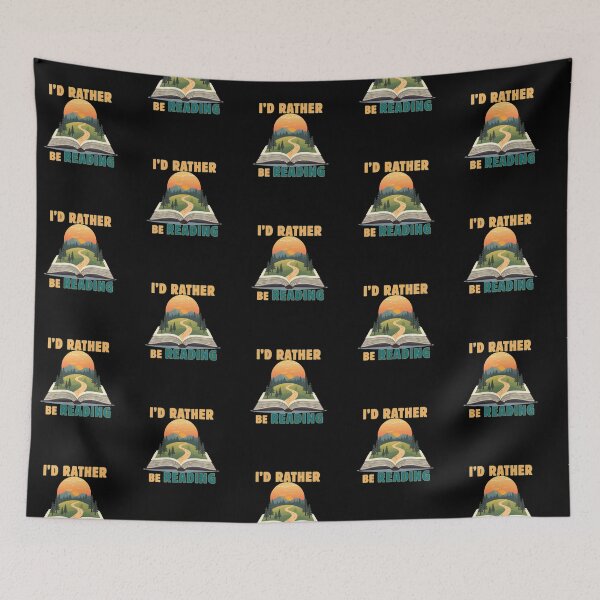 Item preview, I’d Rather Be Reading Vintage Book Lover Adventure designed and sold by Bawek85Designs.