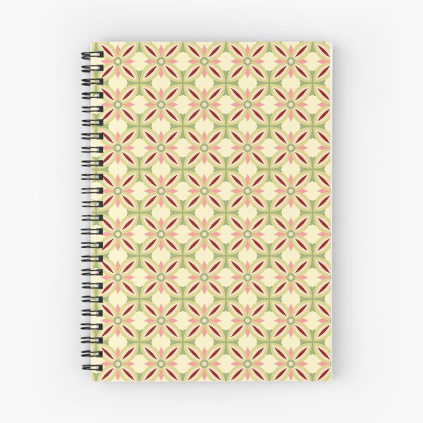 Item preview, Retro Flower Pink Green Cream Geometric Circle Seamless Pattern Background designed and sold by Lailaynta.