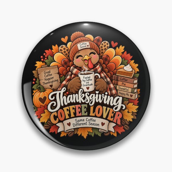 Item preview, Thanksgiving Coffee Lover Gift Turkey Fall Coffee Style designed and sold by Corvoria.
