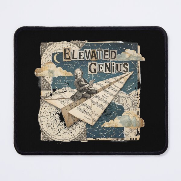 Item preview, Wolfgang Amadeus Mozart Surreal Collage Set designed and sold by OzzFrequency.