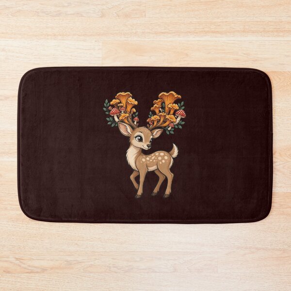 Item preview, Whimsical Deer With Mushroom Antler Crown designed and sold by Fun2Fentastic.