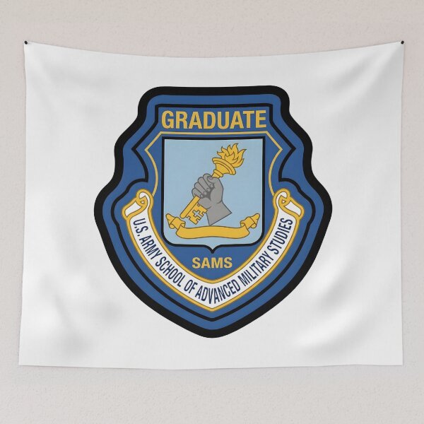 Item preview, US Army School of Advanced Military Studies SAMS Graduate Emblem designed and sold by CharlieDesings.