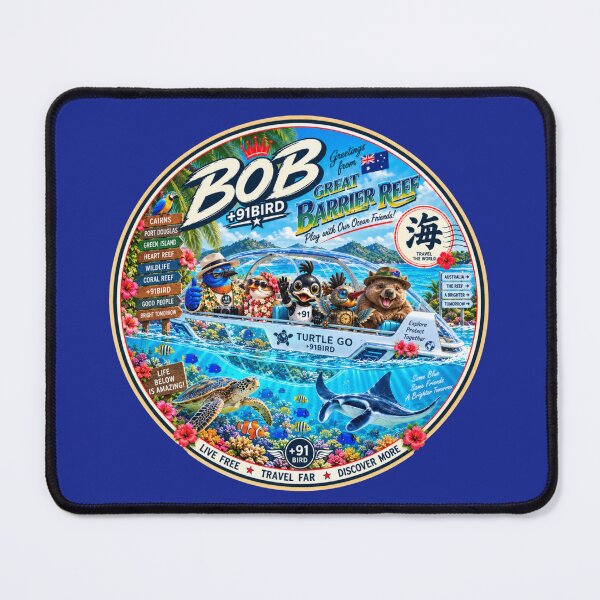 Item preview, BOB & Friends – Great Barrier Reef Adventure | +91BIRD designed and sold by Plus91BIRD.