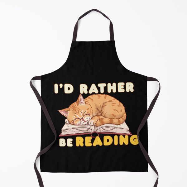 Item preview, I’d Rather Be Reading Cute Cat Book Lover designed and sold by Bawek85Designs.