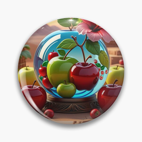 Item preview, Glass Apple - 3D Art designed and sold by Shahid1234.