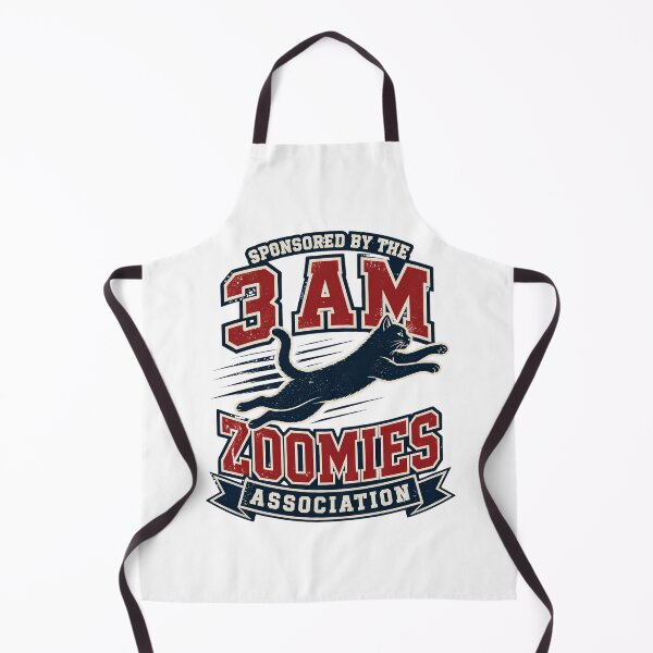Item preview, Sponsored By The 3 AM Zoomies Association - Funny Cat Varsity Design designed and sold by Neurospicy Trolls.