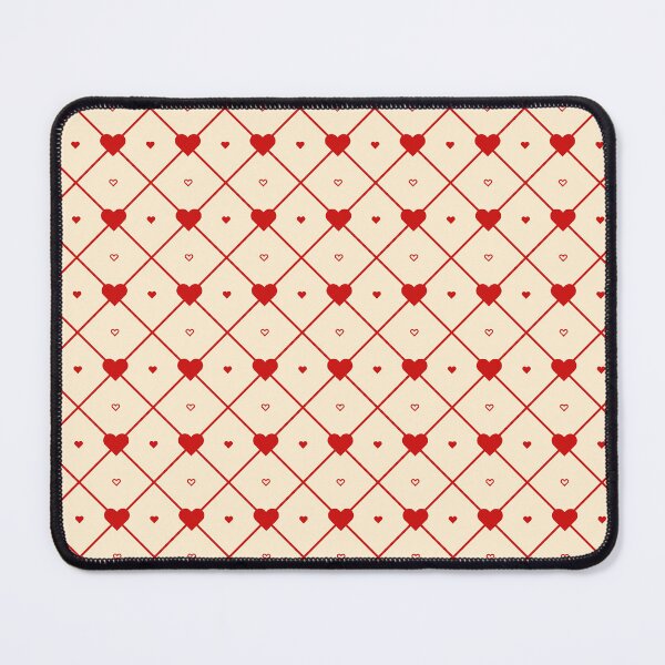 Item preview, Cream Hearts Lattice Seamless Pattern designed and sold by Lailaynta.