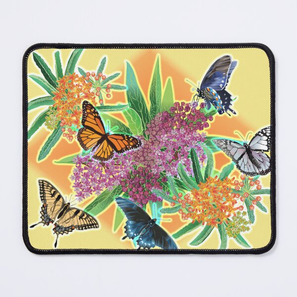 Item preview, Milkweeds and Butterflies designed and sold by Jedi-Artist.