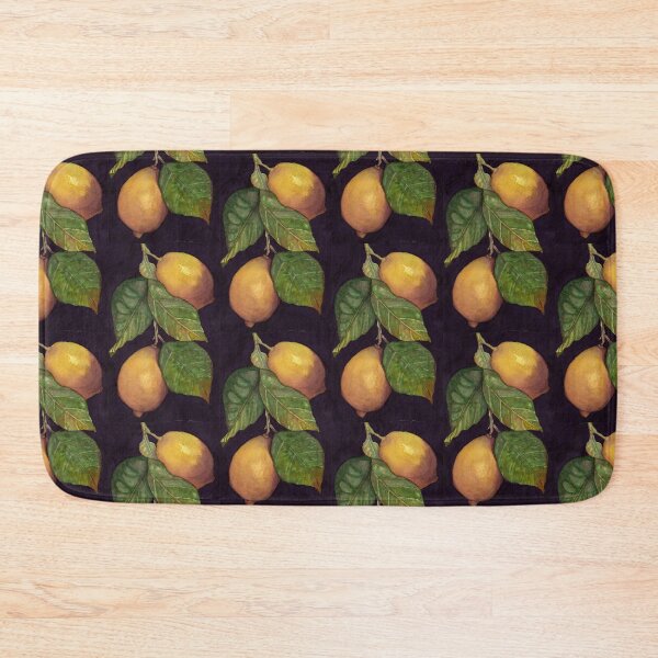 Item preview, Two Lemons on a Branch: Watercolour and Gouache Still Life designed and sold by ArithraStudio.